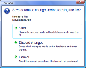 Closing on Windows Vista